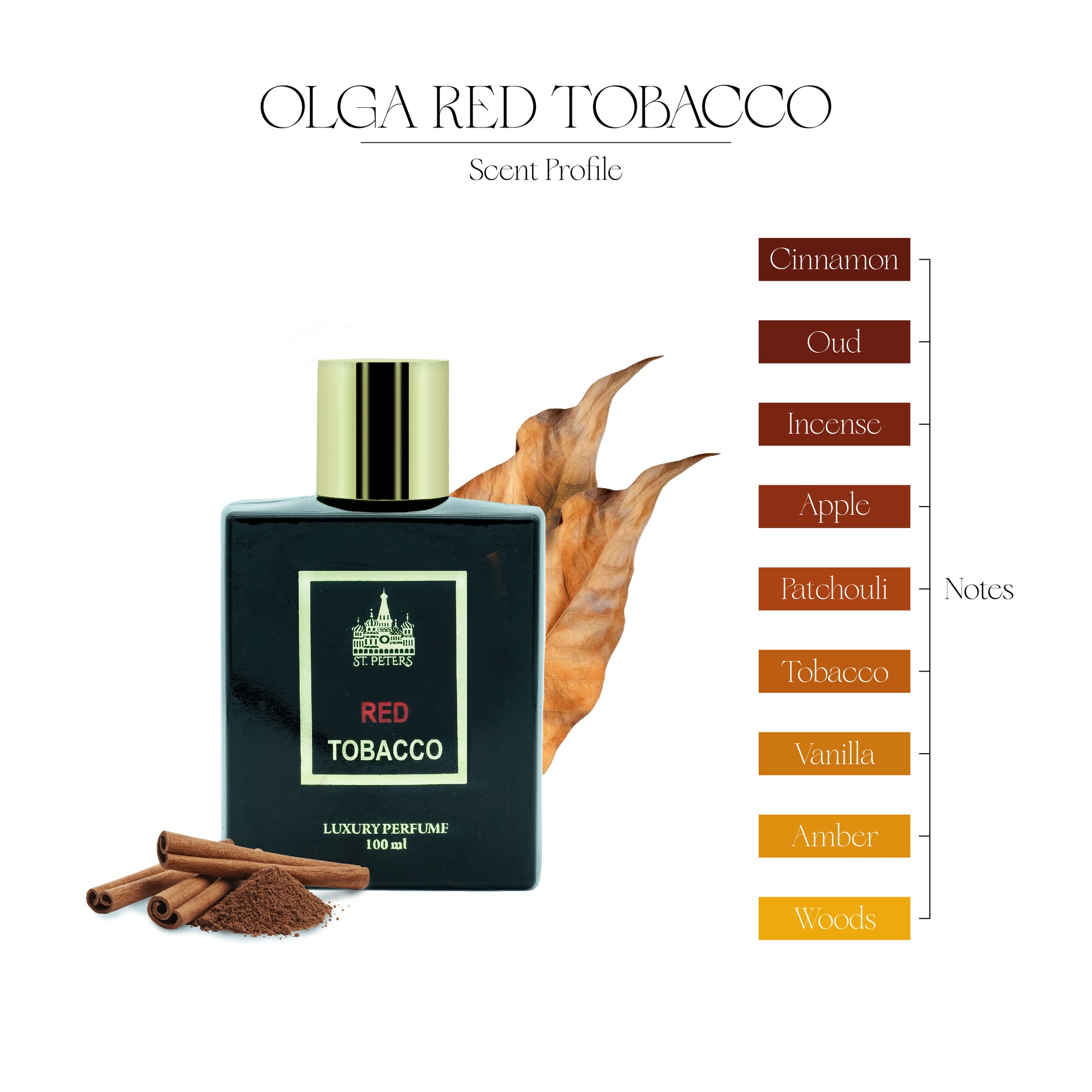Red Tobacco by Olga Warm Spicy Luxury Fragrance – Olga Perfume